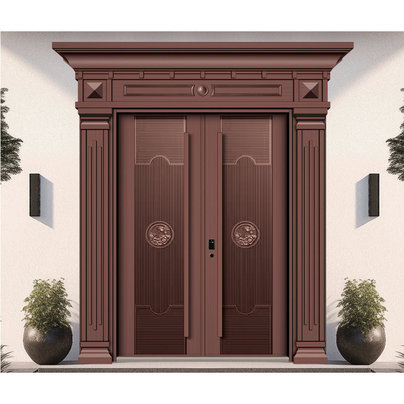 藝術鑄鋁大門個性化圖案.本地門市.豪宅別墅私樓入戶大門.可來圖訂製