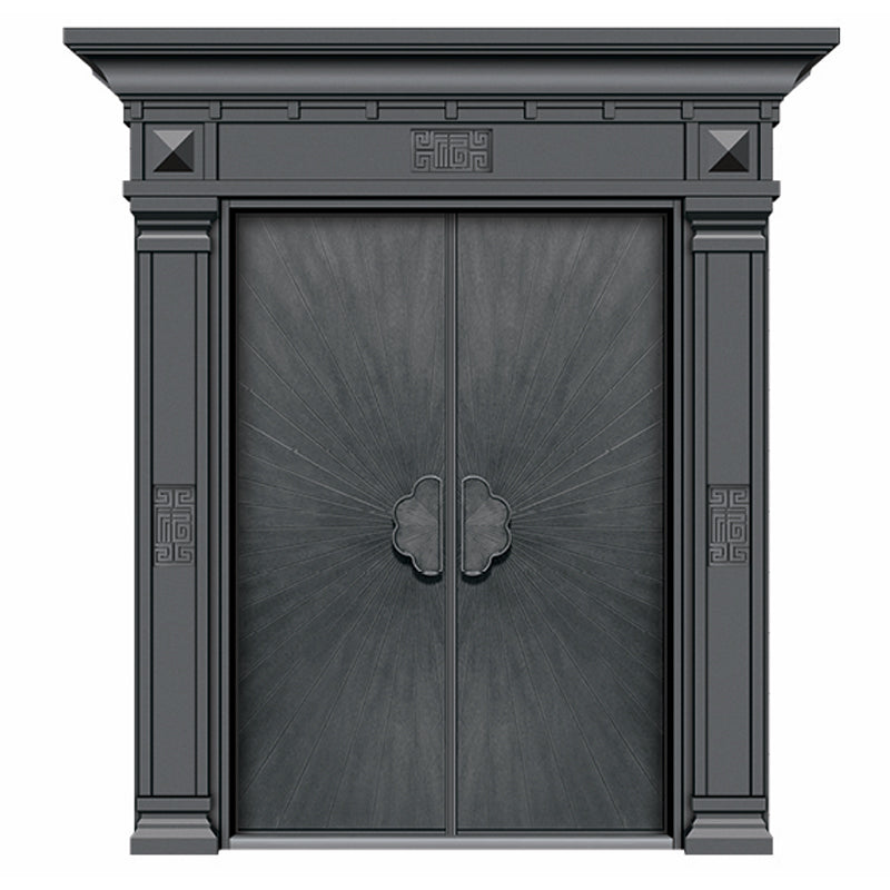 藝術鑄鋁大門個性化圖案.本地門市.豪宅別墅私樓入戶大門.可來圖訂製