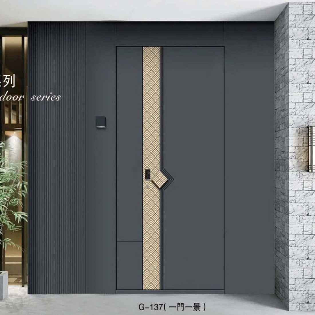 香港藝術鑄鋁大門個性化圖案訂製豪宅別墅私樓村屋防鏽耐用高级大门