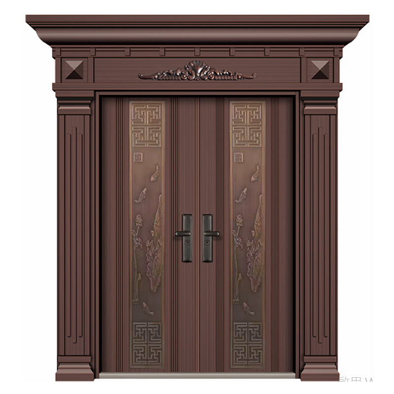 藝術鑄鋁大門個性化圖案.本地門市.豪宅別墅私樓入戶大門.可來圖訂製