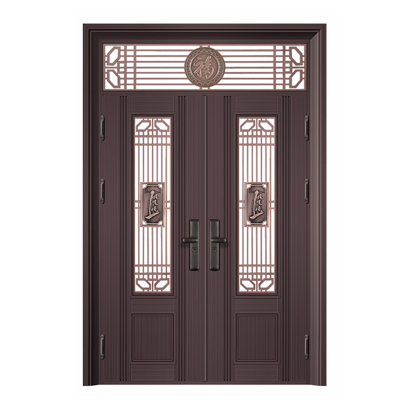 藝術鑄鋁大門個性化圖案.本地門市.豪宅別墅私樓入戶大門.可來圖訂製