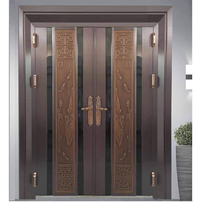 不鏽鋼大門 藝術大門 別墅私樓高端大門訂製 本地門市自家工廠可訂製